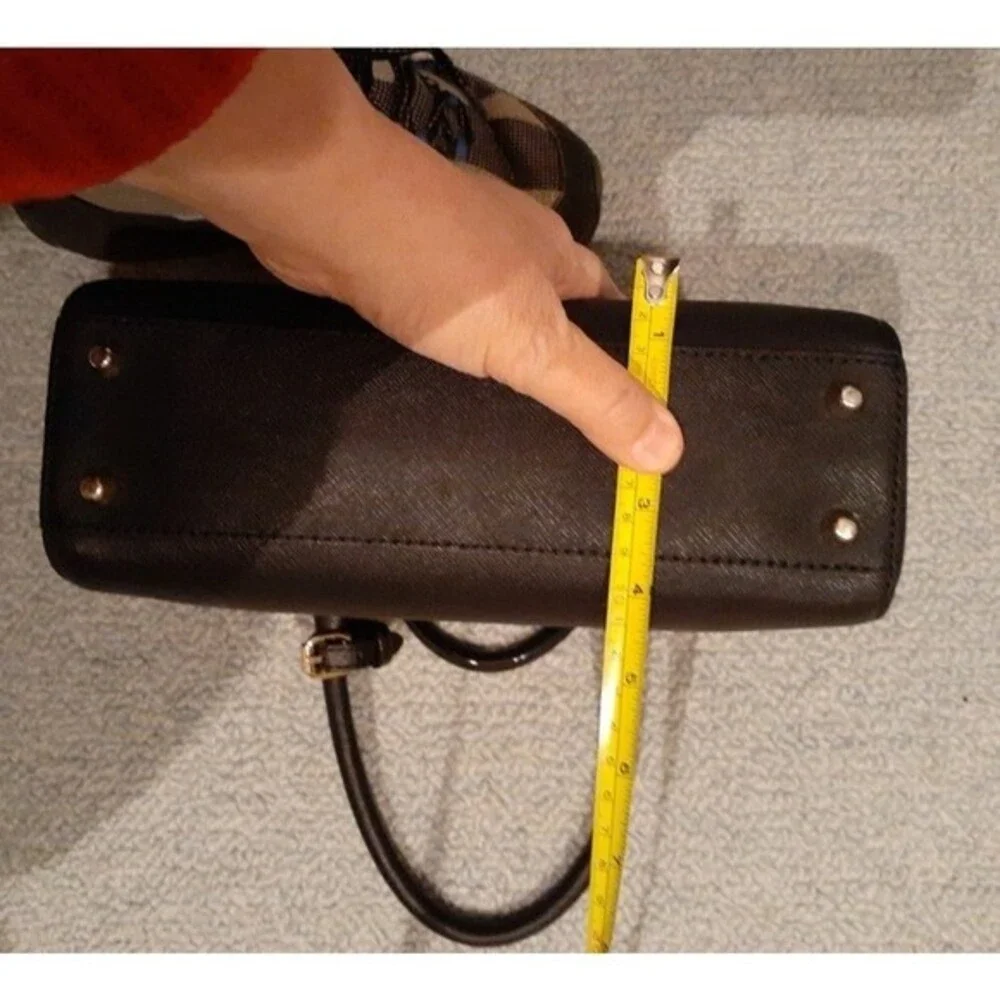 Oroton purse black saffiano leather handbag bag made in Australia   Australian